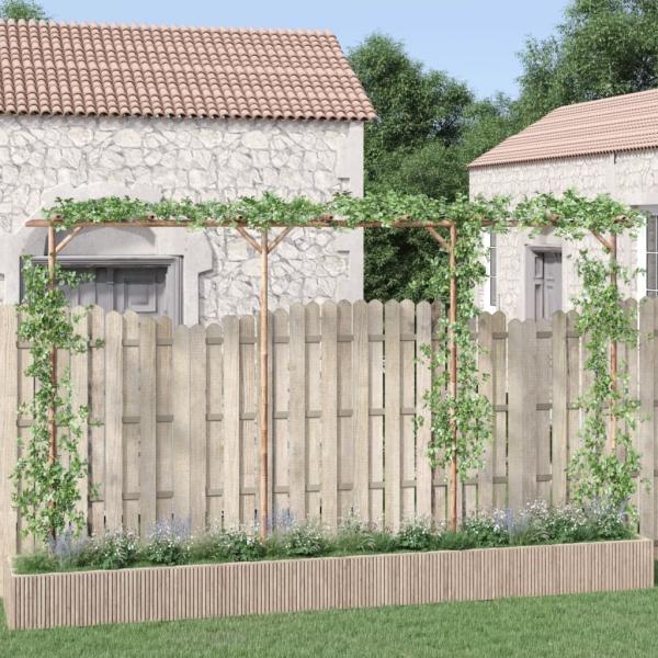 vidaXL Pergola Bambus 385 x 40 x 205 cm 341747