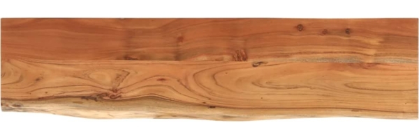 vidaXL Tischplatte 160x40x3,8cm Rechteckig Massivholz Akazie Baumkante 370304
