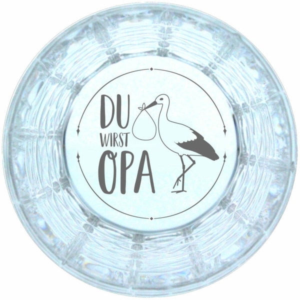 Nachtmann Whiskyglas Gravur Du Wirst Opa, Whiskeygläser Set, Gravur, Geschenk, Kristallglas, 345 ml, 2er Set Bild 4