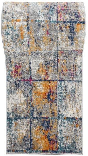 Mazovia Läufer Läufer Flurläufer Modern Abstraktes Teppichläufer 100 cm Breit, 100x100 cm, Kurzflor, Meterware, Höhe 9 mm