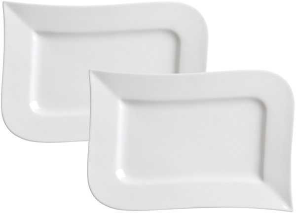 Ritzenhoff & Breker Melodie Servierplatte 26 x 17 cm 2er Set