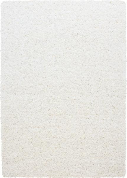Hochflor Teppich Lux rechteckig - 120x170 cm - Creme Bild 1