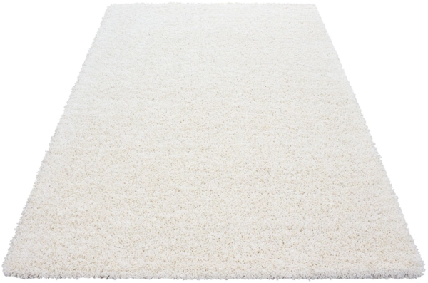 Hochflor Teppich Lux rechteckig - 120x170 cm - Creme Bild 3