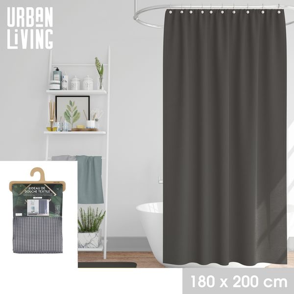 Urban Living Duschvorhang Badewannenvorhang Duschgardine Dusch-Vorhang Breite 180 cm, aus 100 % Polyester - bis 40° C waschbar