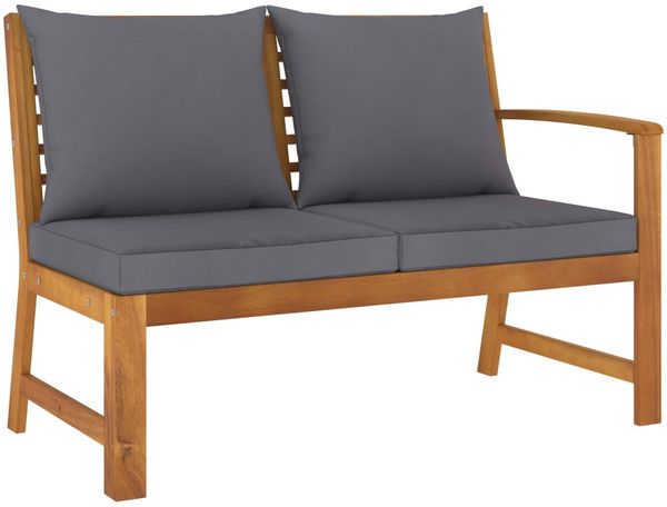 vidaXL 5-tlg. Garten-Lounge-Set mit Auflagen Massivholz Akazie 3057777 Bild 4