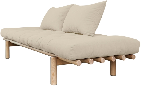 KARUP DESIGN PACE Futonsofa Gestell Natur Matratze Beige Bild 3