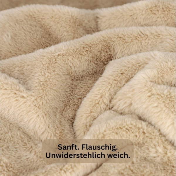 Wohndecke ELEGANCE Wohndecke, SCHÖNER WOHNEN-Kollektion, 130 x 170 cm in Beige