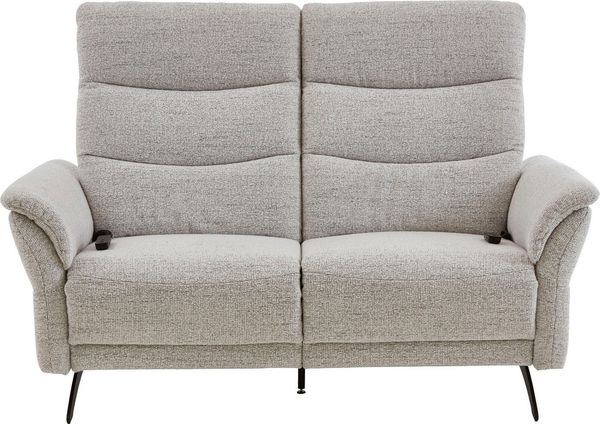 Home affaire 2-Sitzer Aventis Sofa mit motorischer Relaxfunktion, Breite 161 cm, inkl. ergonomische Lehne, echter Rücken & saugroboterfreundliche Kufen