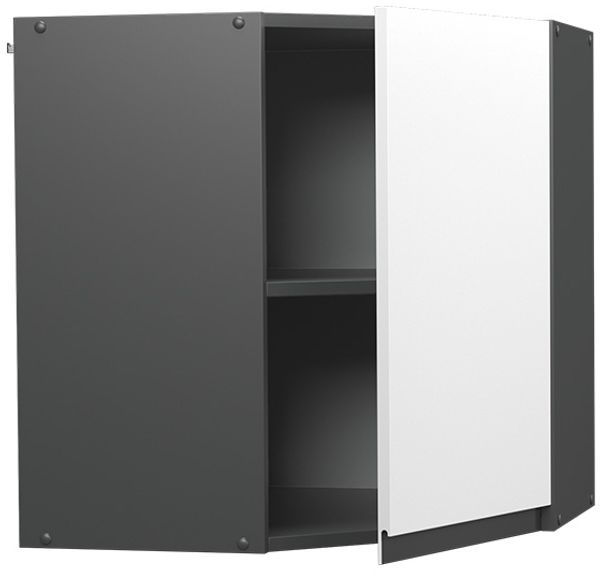 Eckhängeschrank R-Line Weiß 57 cm J-Shape Vicco Bild 4