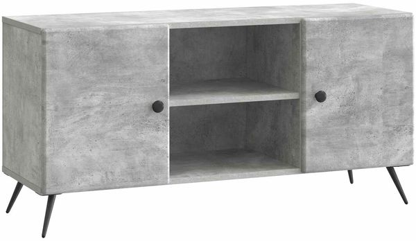 vidaXL TV-Schränk Betongrau 102 x 34,5 x 50 cm Holzwerkstoff 895618