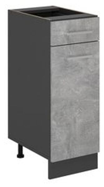 Küchenunterschrank R-Line Beton 30 cm ohne Arbeitsplatte Vicco Bild 6