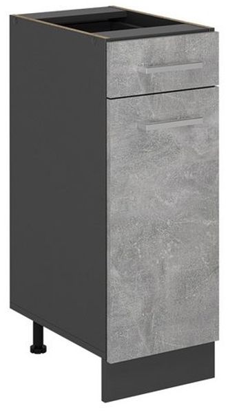 Küchenunterschrank R-Line Beton 30 cm ohne Arbeitsplatte Vicco Bild 4