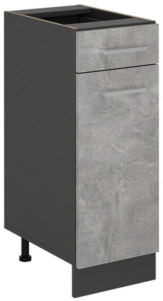 Küchenunterschrank R-Line Beton 30 cm ohne Arbeitsplatte Vicco Bild 5