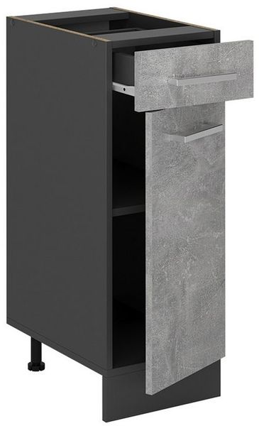 Küchenunterschrank R-Line Beton 30 cm ohne Arbeitsplatte Vicco Bild 3