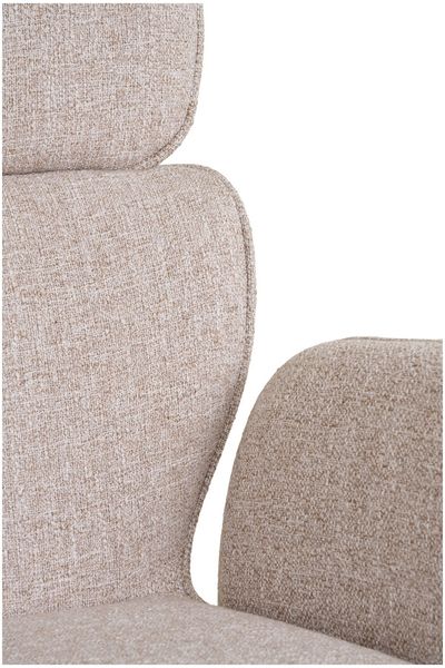 Drehstuhl >Cordoba< (2er-Set) in Hellgrau, Stahl, Stoff - 61x95x61cm (BxHxT) Bild 6
