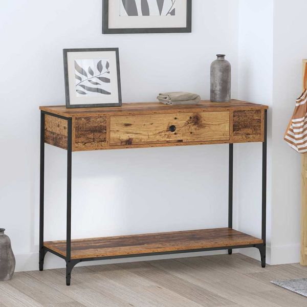 vidaXL Konsolentisch Altholz 100 x 34.5 x 75 cm Holzwerkstoff 883510