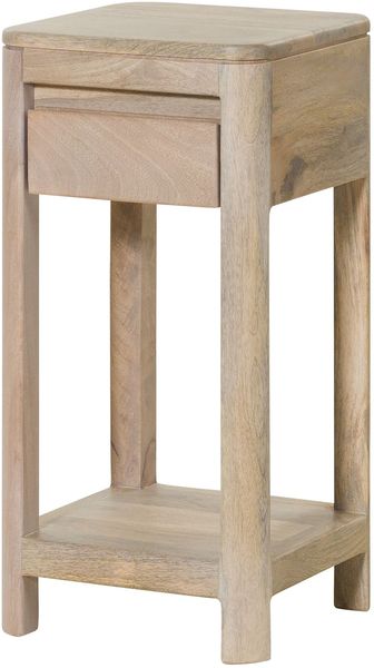 Beistelltisch Mango 30x30x60 weiß lackiert TORONTO #312