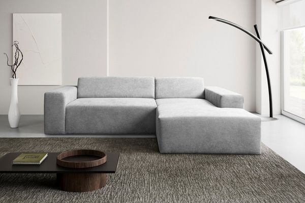 WERK2 Ecksofa Zeus-L Breite: 253 cm, modern & zeitlos, bequemes Sofa, moderne Optik mit abgerundeten Kanten