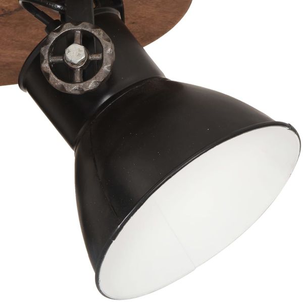 vidaXL Deckenlampe Industriestil 25 W Schwarz 42x27 cm E27 320515 Bild 4