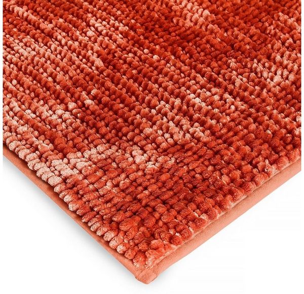 casa pura Badematte Chenille Badematte Coral Deluxe, Schimmernde Farben, Höhe 20 mm, Chenille-Struktur, Maschinenfest, 100% Polyester