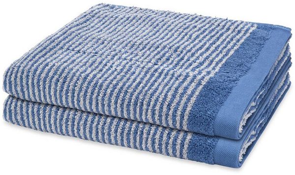 ROSS Handtuch Set Stripes, Frottee (Spar-Set, 2-St), 2 X Duschtuch im Set - Baumwolle - Saugstark