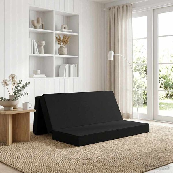 vidaXL Klappsofa Bett 180 x 67 x 45 cm Schwarz 900246