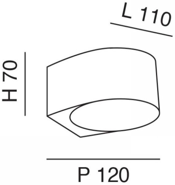 Fabas Luce 3603-22-102 LED Außenwandleuchte Lao 2-flammig IP65 weiß Bild 3
