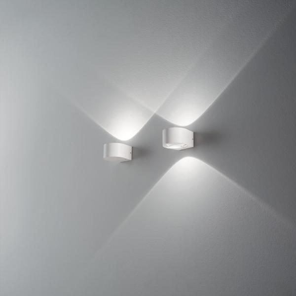 Fabas Luce 3603-22-102 LED Außenwandleuchte Lao 2-flammig IP65 weiß Bild 2