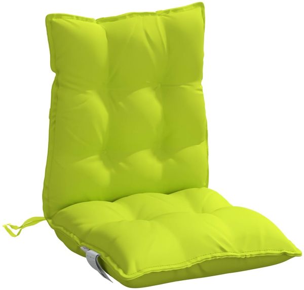 vidaXL Niedriglehner-Auflagen 4 Stk. Knallgrün Oxford-Gewebe 377705 Bild 5