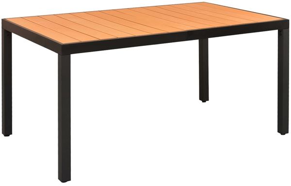 vidaXL 7-tlg. Garten-Essgruppe Schwarz und Braun 3060055 Bild 9