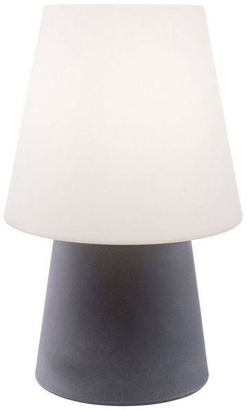 8 seasons design LED Stehlampe Shining No. 1, Dekolampe für außen (Garten, Terrasse, Balkon), LED wechselbar, E27-Fassung, warmweißes Licht, 60cm, Tischlampe - robust & langlebig