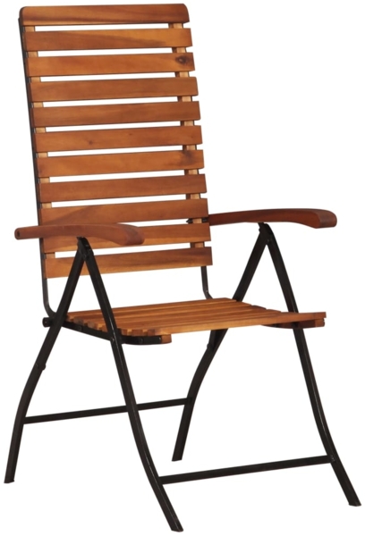 vidaXL Garten-Liegestühle 2 Stk. Akazienholz Massiv 44391