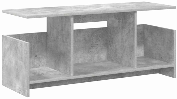 vidaXL TV-Ständer Beton Grau 102 x 35 x 45 cm Holzwerkstoff 890995