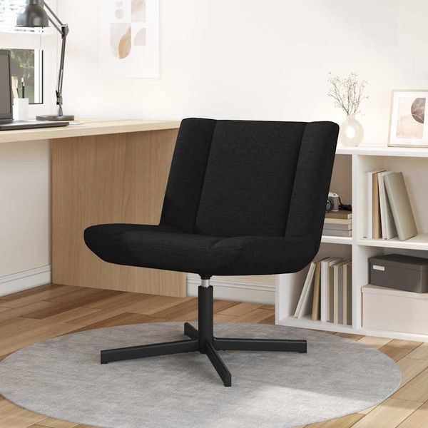 vidaXL Drehstuhl Schwarz 63 x 75 x 76 cm Stoff 42007327