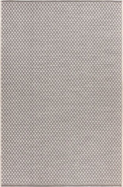 In- und Outdoor Teppich Norrland - Karo, Farbe: Karo Beige Schwarz, Größe: 80x150 cm