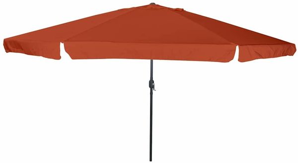 vidaXL Garten-Sonnenschirm Terrakotta 394 x 394 x 248 cm 42003641