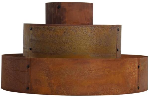 Pflanzpyramide Hochbeet Pflanzring Ø 40/80/120 cm Kräuterspirale Rost Pflanzbeet