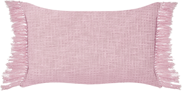 Kissen 2er Set Ohne Muster TANSY Baumwolle 40 x 60 cm Rosa Bild 4