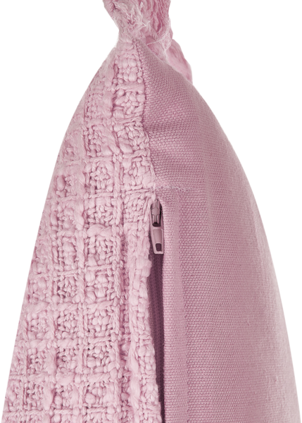 Kissen 2er Set Ohne Muster TANSY Baumwolle 40 x 60 cm Rosa Bild 6