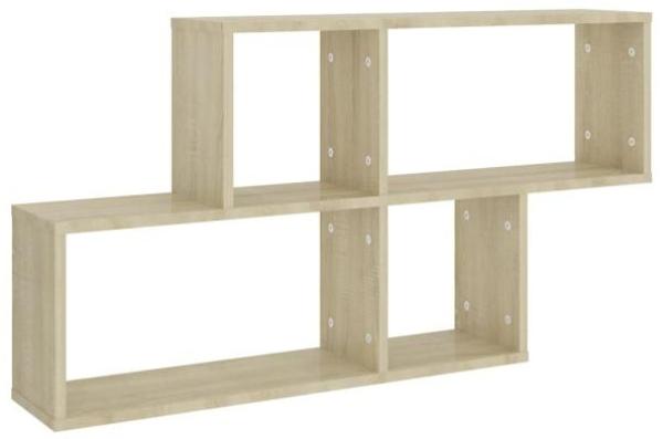 vidaXL Wandregal Sonoma-Eiche 100x18x53 cm Holzwerkstoff 807163