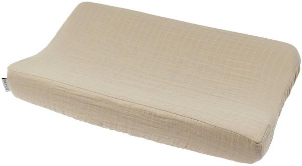 Meyco Baby Wickelauflagenbezug Uni Sand (1-tlg), 50x70 cm