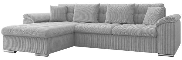 Ecksofa Diana Cord (Farbe: Poso 110, Seite: Links)