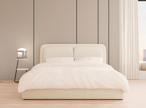 Compleo Polsterbett mit Bettkasten, Doppelbett elegant und minimalistisch, Modern Schlafzimmer oder Jugendzimmer, MADE IN EU