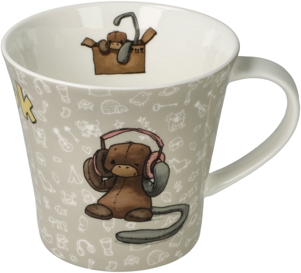 Goebel / Anouk - Alle lieben Affi,Coffee-/Tea Mug,13,0cm x 10,0cm x 9,5cm / Fine Bone China / 13,0cm x 10,0cm x 9,5cm