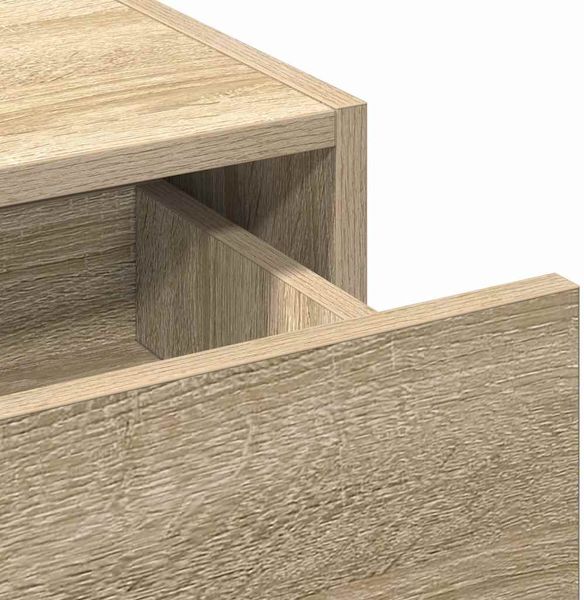 vidaXL Schminktisch mit Schubladen Braun 60 x 40 x 70 cm Holzwerkstoff 865219 Bild 8