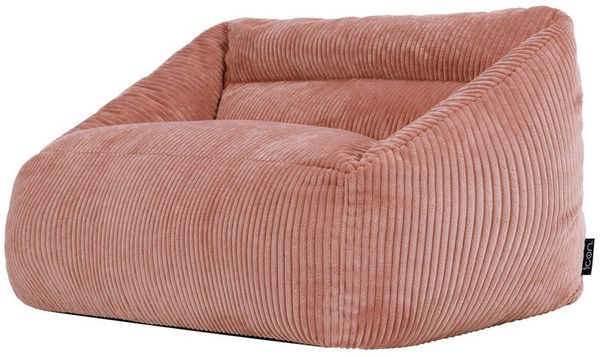 icon Sitzsack Sofa für Kinder aus Cord mit Füllung, Made in Germany, für Kinderzimmer, flauschig