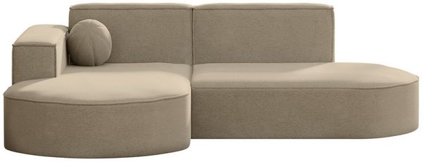 Kaiser Möbel Ecksofa Garten Couch,Sofa L-Form Designer Modena Studio Patio Stoff Artikel, Bequem, praktisch, kann im Garten verwendet werden