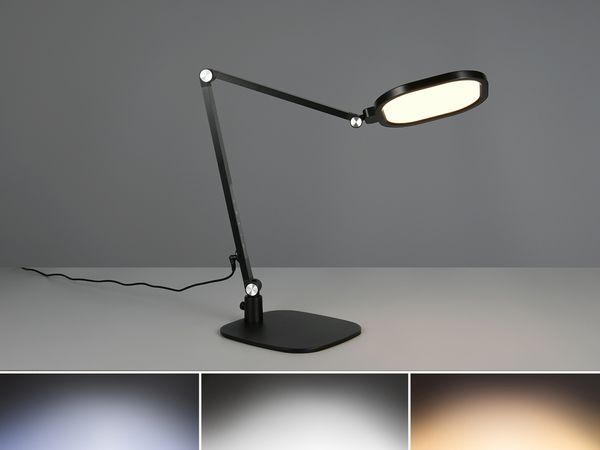 Schreibtischlampe SERVO LED dimmbar klemmbar 3 Lichtfarben inkl. Tageslicht 58cm