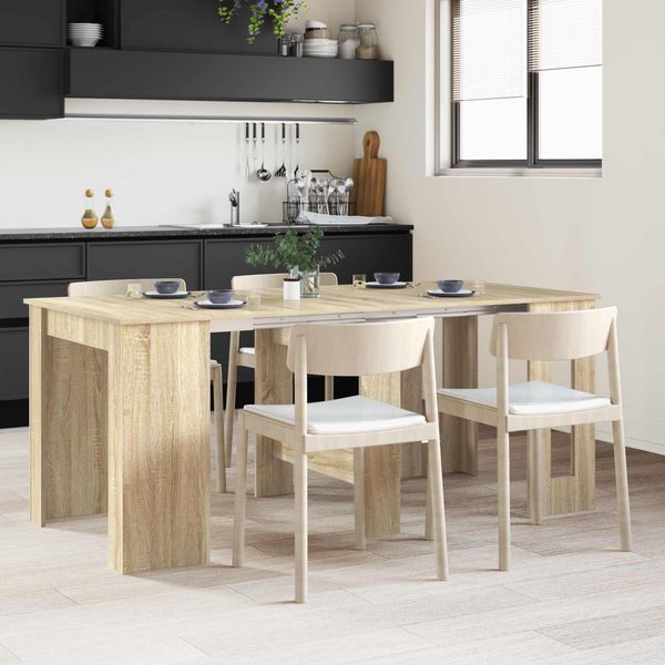 vidaXL Esstisch 180 x 85 x 75 cm Holzwerkstoff Sonoma-Eiche 3424941