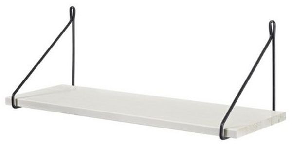 Dolle Wandregal Filo 60 x 20 cm weiß/schwarz